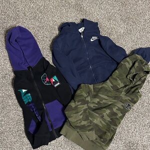 Nike Kids Navy Zip-Up Hoodie